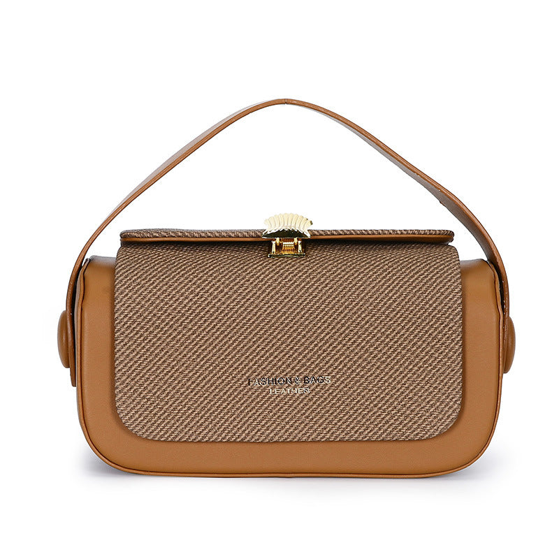 Women’s Elegant Handbag – Textured Shoulder & Crossbody Bag