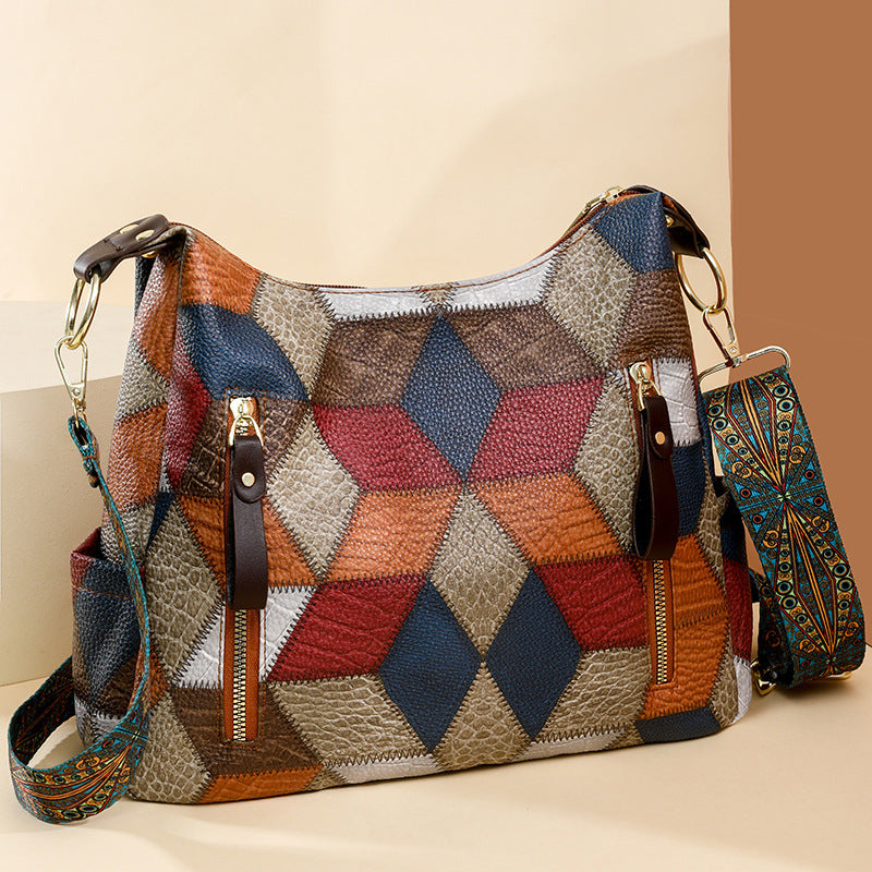 Women’s Quilted Tote Bag – Large Capacity Shoulder & Crossbody Purse