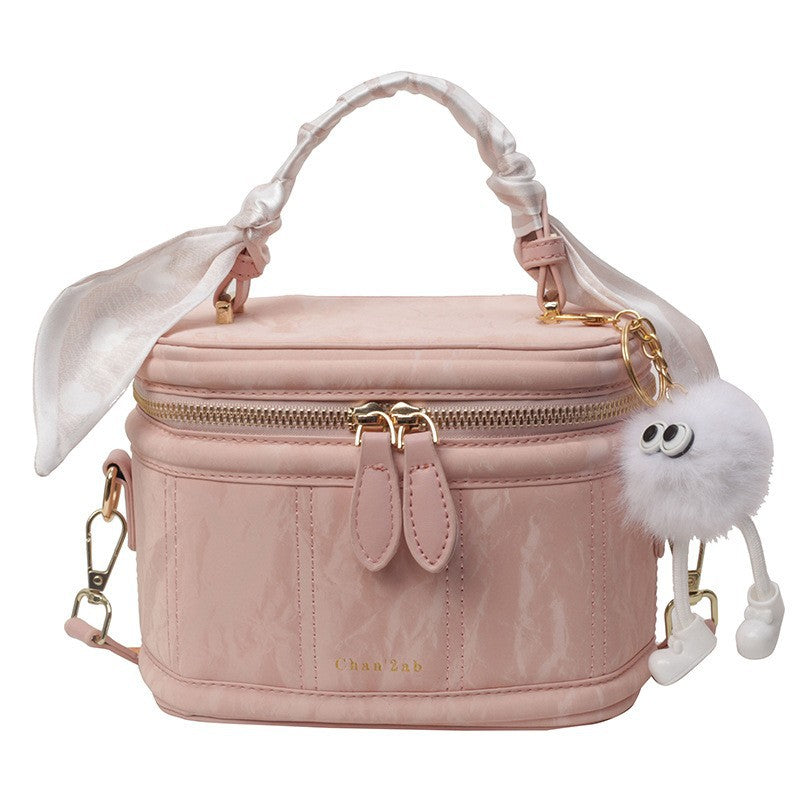 Women’s Vintage Mini Bucket Bag – Compact Everyday Handbag