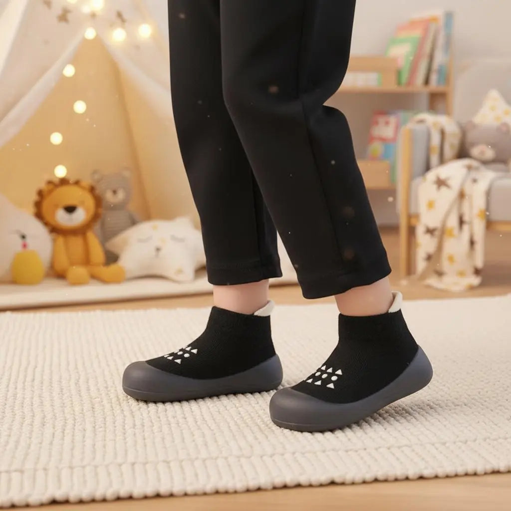 Baby & Toddler Sock Shoes – Breathable Lightweight Non-Slip Walking Shoes with Soft Sole