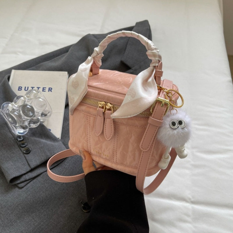 Women’s Vintage Mini Bucket Bag – Compact Everyday Handbag