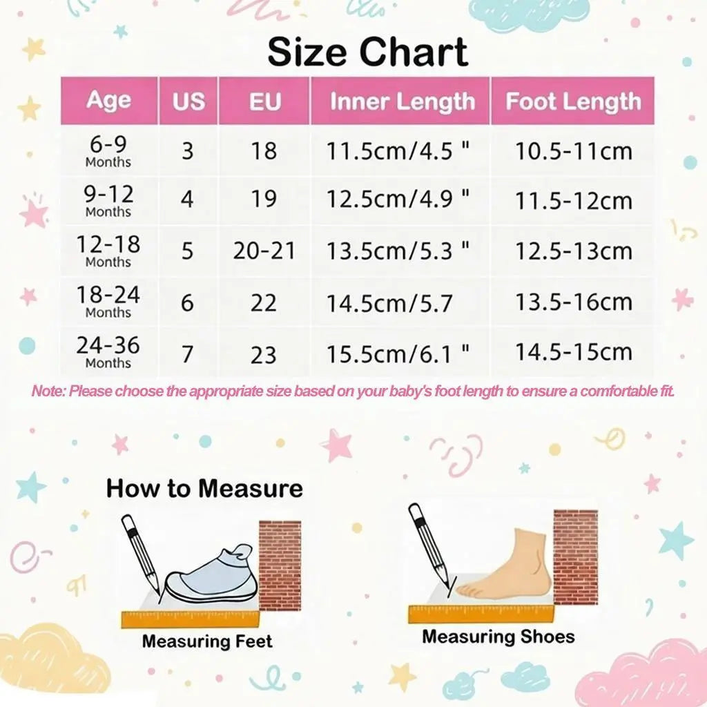 Baby & Toddler Sock Shoes – Breathable Lightweight Non-Slip Walking Shoes with Soft Sole