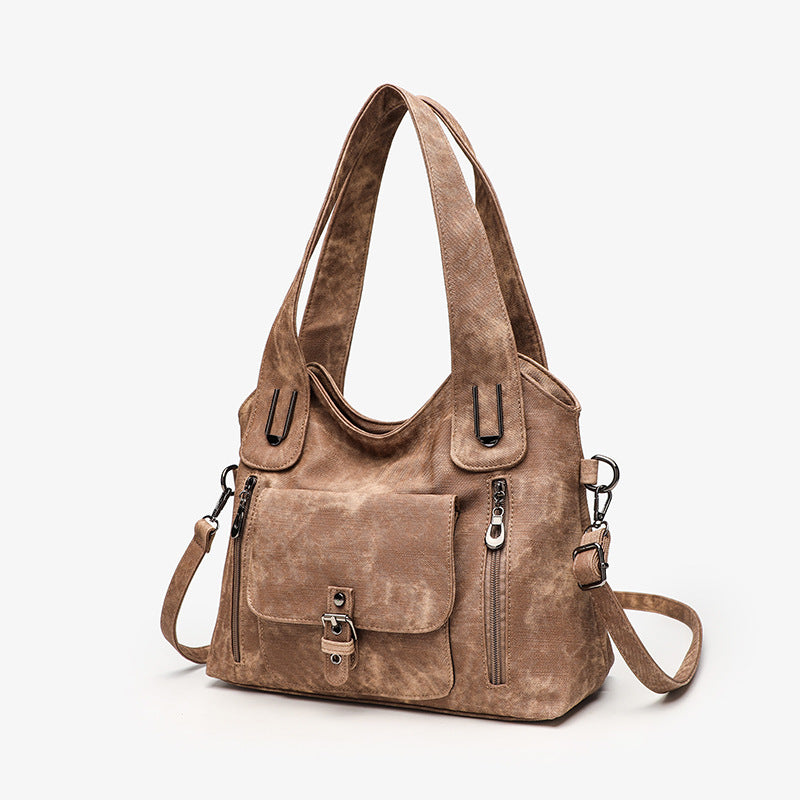 Vintage Women’s Tote Bag – Durable Large Capacity Shoulder Purse