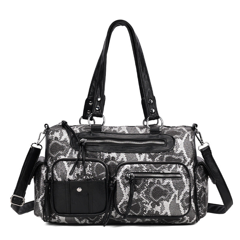 Retro Leather Large Capacity Work & Travel Bag