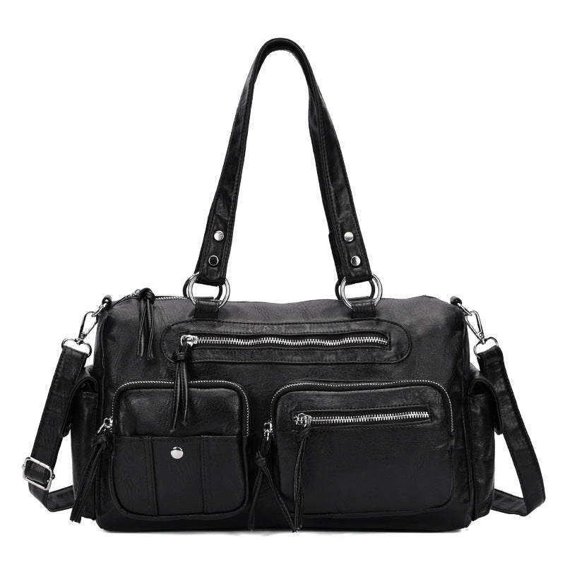 Retro Leather Large Capacity Work & Travel Bag