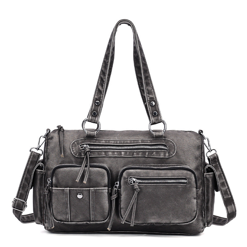 Retro Leather Large Capacity Work & Travel Bag